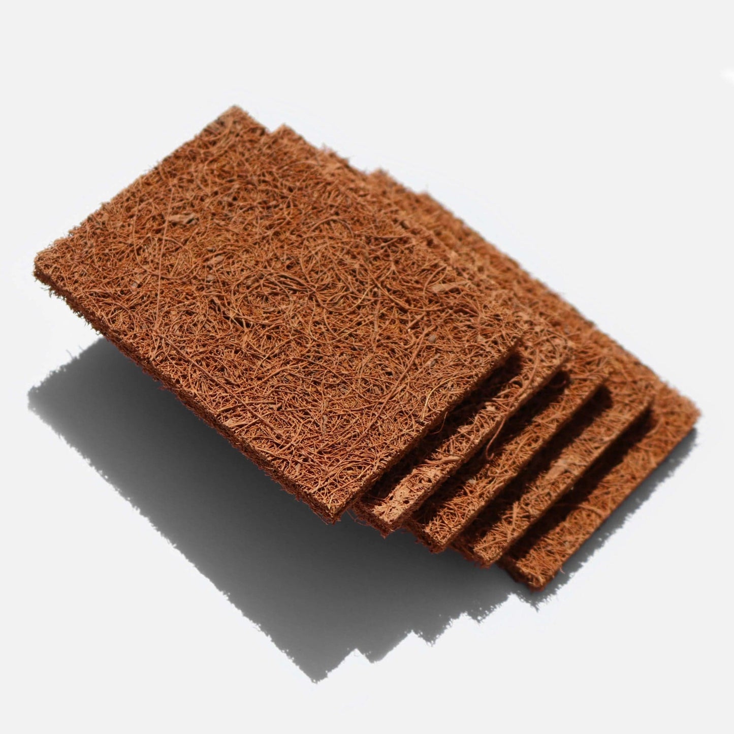 Biodegradable Coconut Kitchen Scourers - Pack of 5 - www.thecotswoldecocompany.co.uk