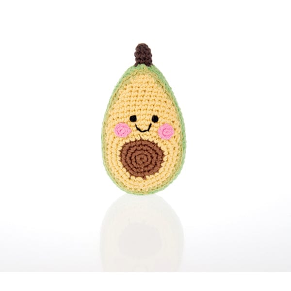 Fair Trade Organic Rattle - Friendly Avocado