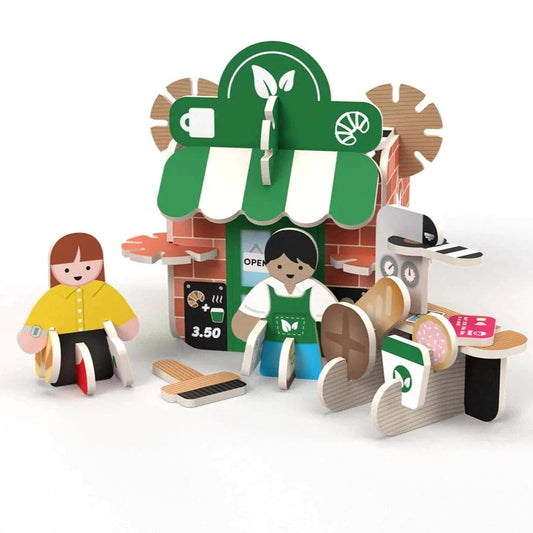 PlayPress Eco-Friendly Playset - Refill Cafe Mini Set