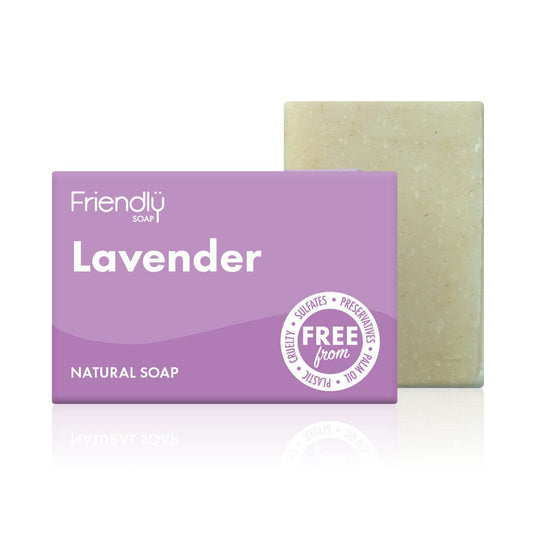 Handmade Natural Soap - Lavender - www.thecotswoldecocompany.co.uk