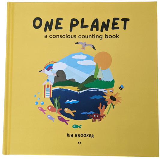 One Planet: A Conscious Counting Book. Eco-Friendly children's counting book by Kia Brooker from Moonie