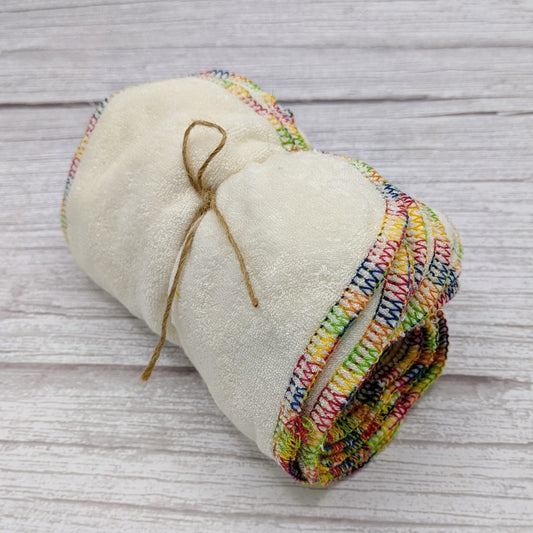 Reusable Cloth Wipes - 10 pack - www.thecotswoldecocompany.co.uk