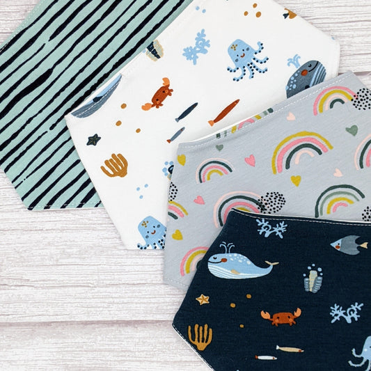 Organic Cotton Bandana Dribble Bib