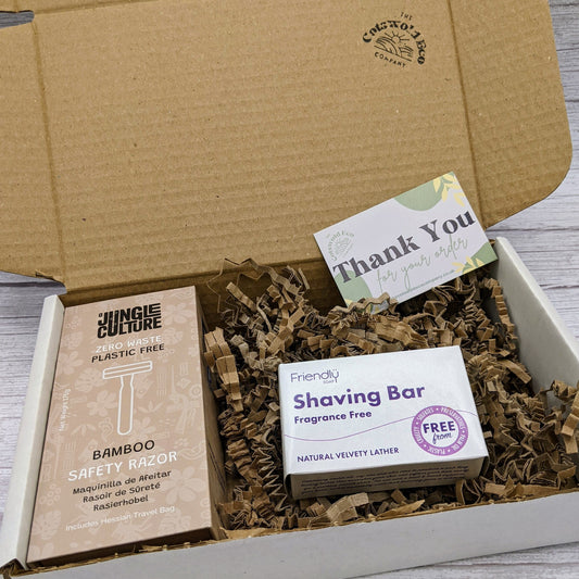 Zero-Waste Shaving Starter Set - Bamboo