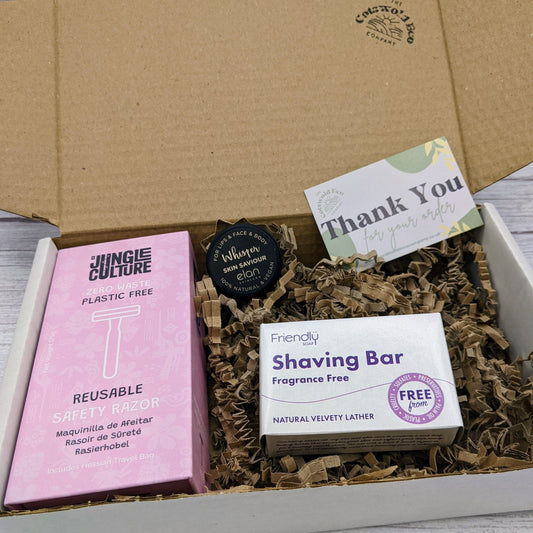 Zero-Waste Shaving Starter Set - Rose Pink