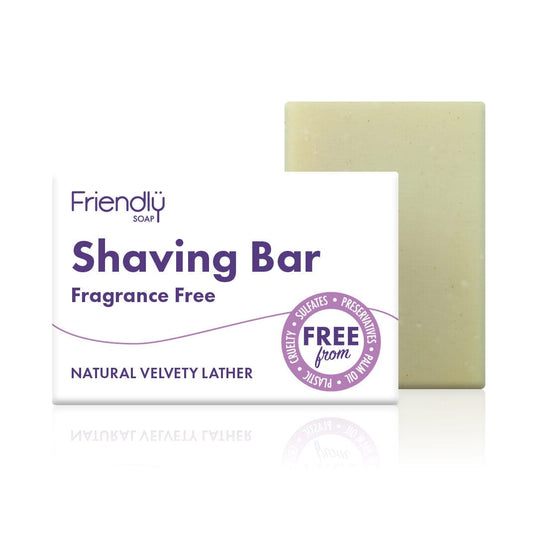 Handmade Natural Shaving Soap - Fragrance Free - www.thecotswoldecocompany.co.uk