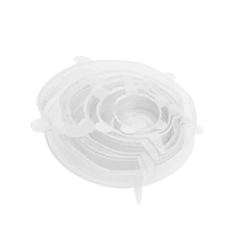 Reusable Silicone Stretch Lids - Pack of 6 - www.thecotswoldecocompany.co.uk