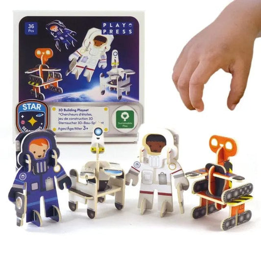Astronaut & Robots Eco-Friendly Playset - www.thecotswoldecocompany.co.uk