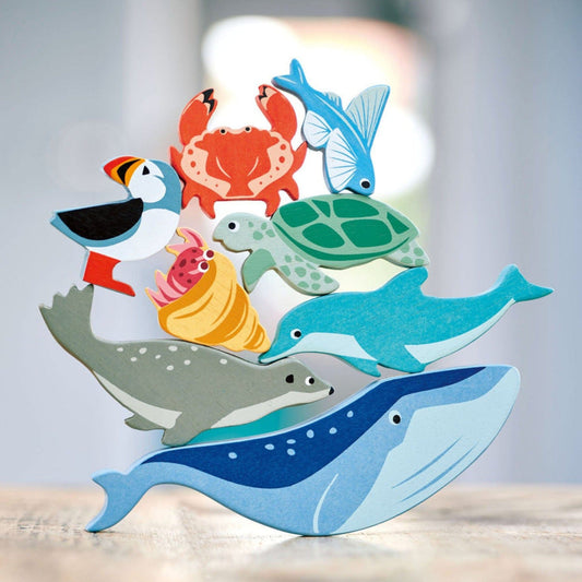 Eco-Friendly Wooden Animal - Coastal