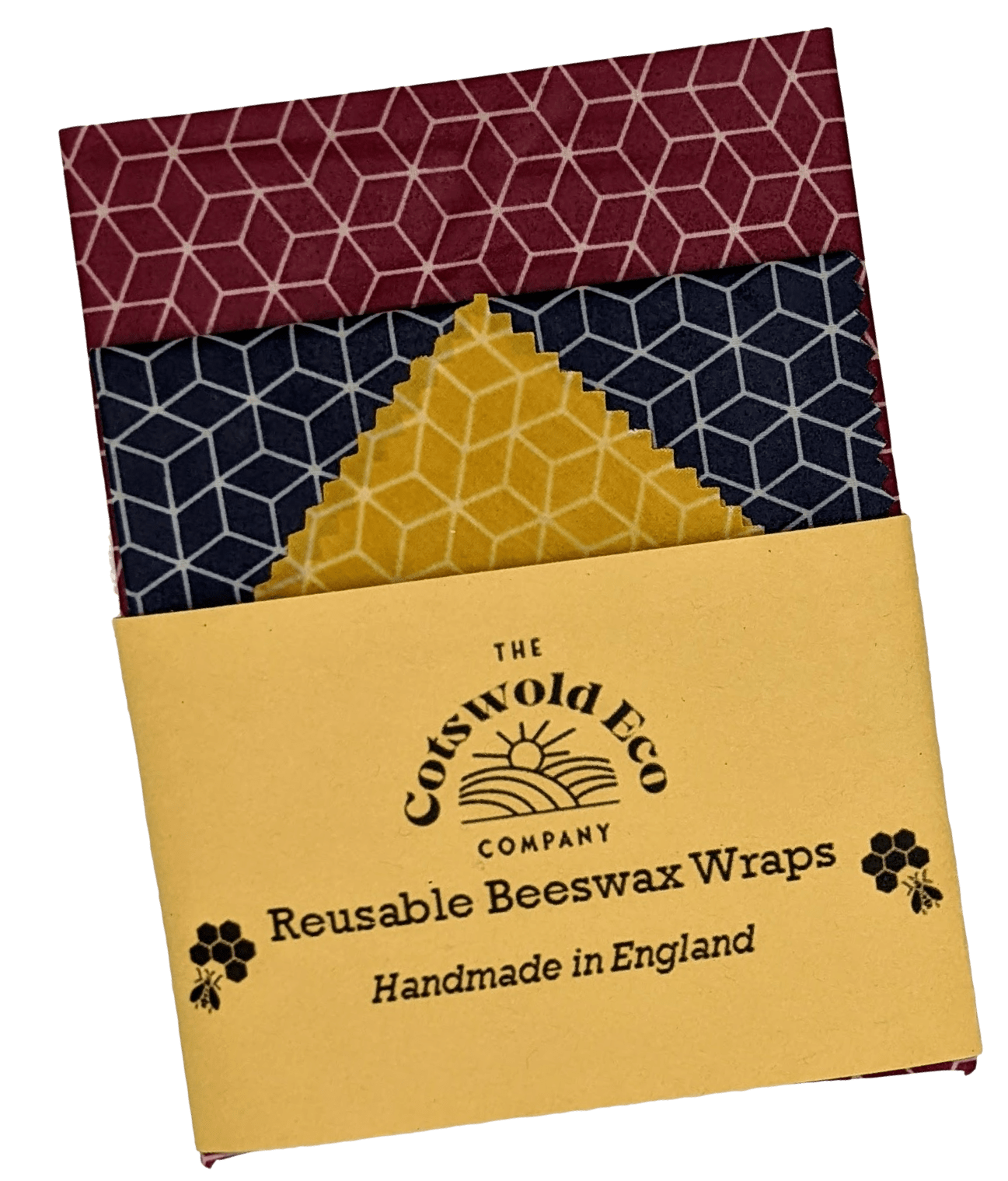 Handmade Beeswax Wraps - Set of 3
