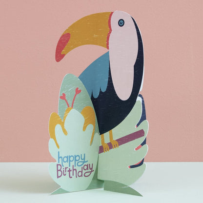 Luxury 3D Fold-Out Happy Birthday Cards