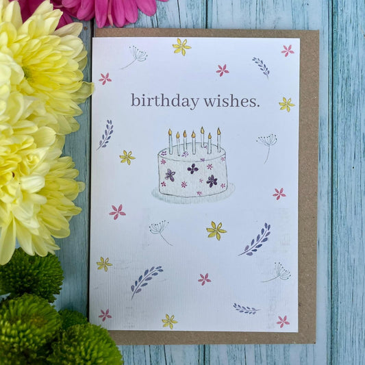 Jen Winnett Eco Artist - Eco-Friendly Occasions Cards - Birthday Wishes