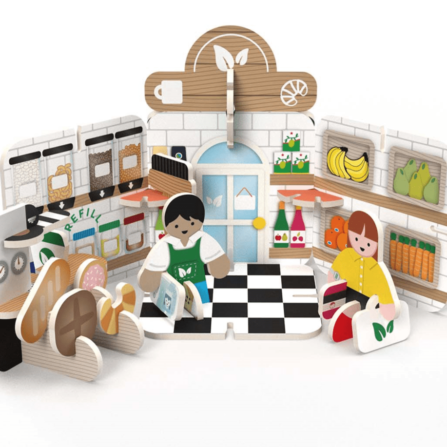 PlayPress Eco-Friendly Playset - Refill Cafe Mini Set