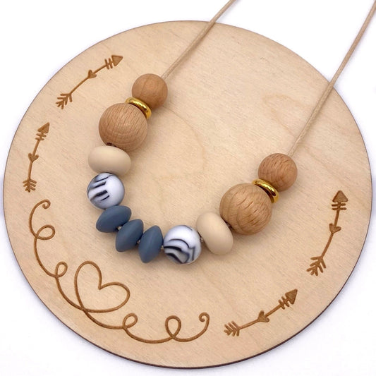 Nursing Necklace - 'Marble' - www.thecotswoldecocompany.co.uk