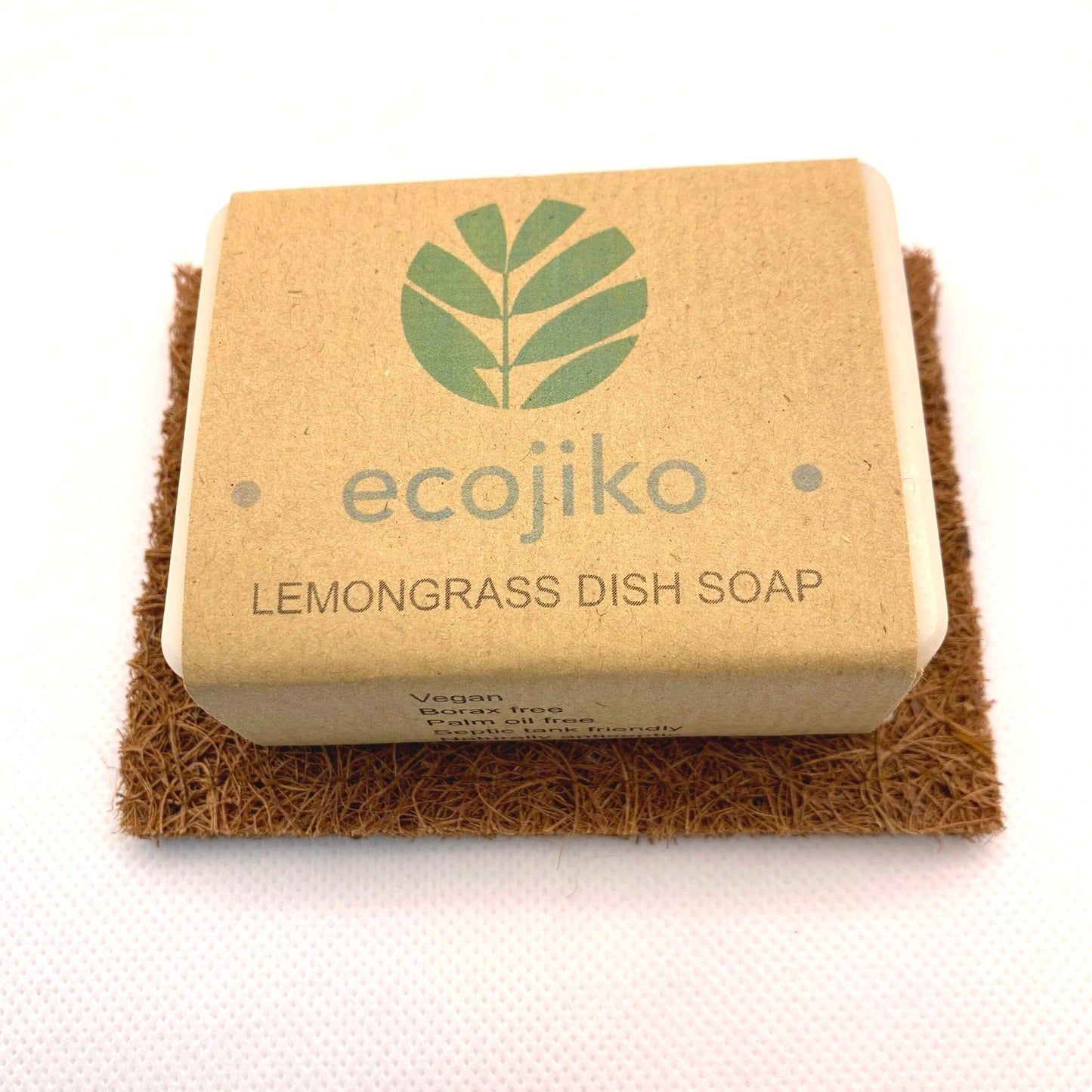 Lemongrass Dish Soap & Coconut Coir Soap Rest - www.thecotswoldecocompany.co.uk