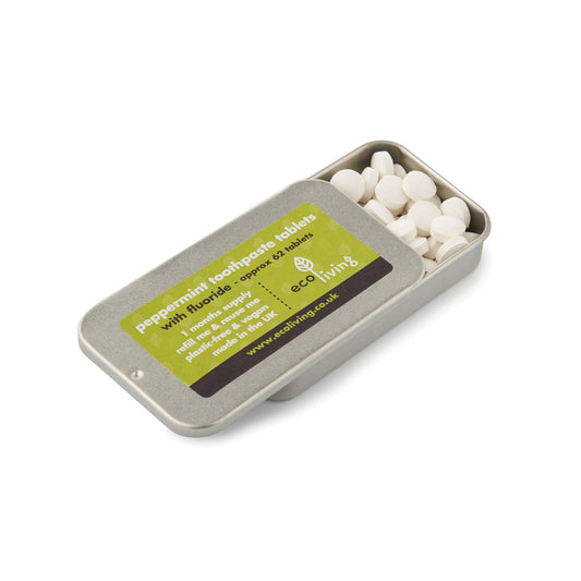 Toothpaste Tablets - Peppermint - www.thecotswoldecocompany.co.uk