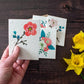 Mini Plantable Notelets - Birds & Flowers - Set of 6