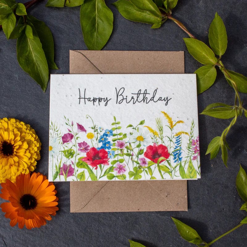 Plantable Birthday Card - Wildflower Meadow