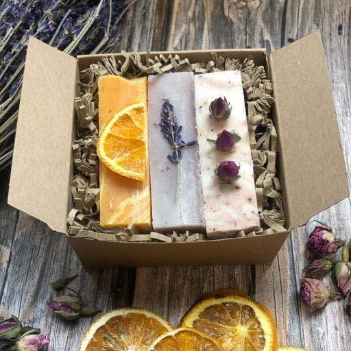 Handmade 3 Soap Gift Box