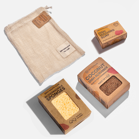 Zero Waste Club - Sustainable, Plastic-Free Dish Care Gift Bag