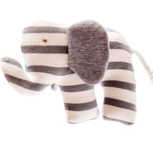 Fair Trade & GOTS Cotton Elephant Toy - www.thecotswoldecocompany.co.uk