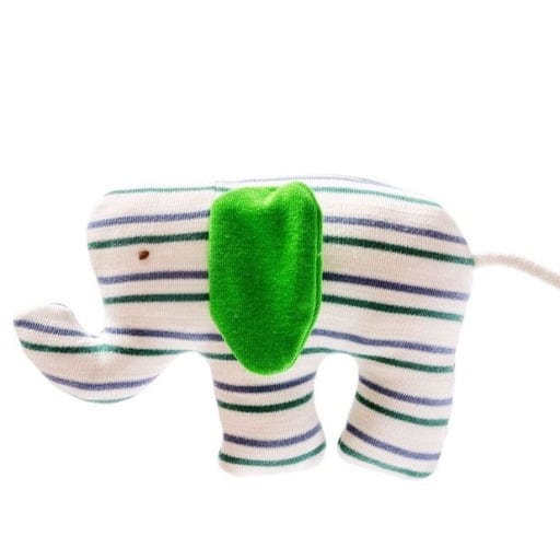 Fair Trade & GOTS Cotton Elephant Toy - www.thecotswoldecocompany.co.uk