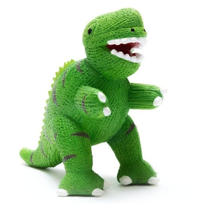 Natural Rubber Dinosaur Teething & Bath Toy - www.thecotswoldecocompany.co.uk
