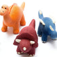 Natural Rubber Dinosaur Teething & Bath Toy - www.thecotswoldecocompany.co.uk