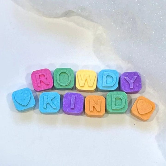 Rowdy Rainbow Mini Bath Bombs - pack of 30