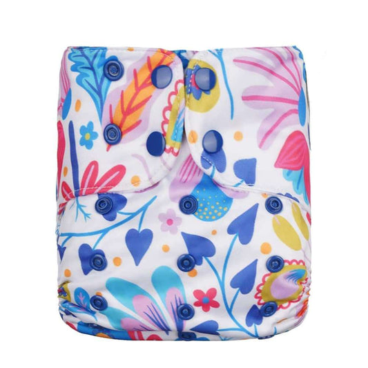 Bells Bumz All in One Reusable Nappy - Coffee Fibre Lining